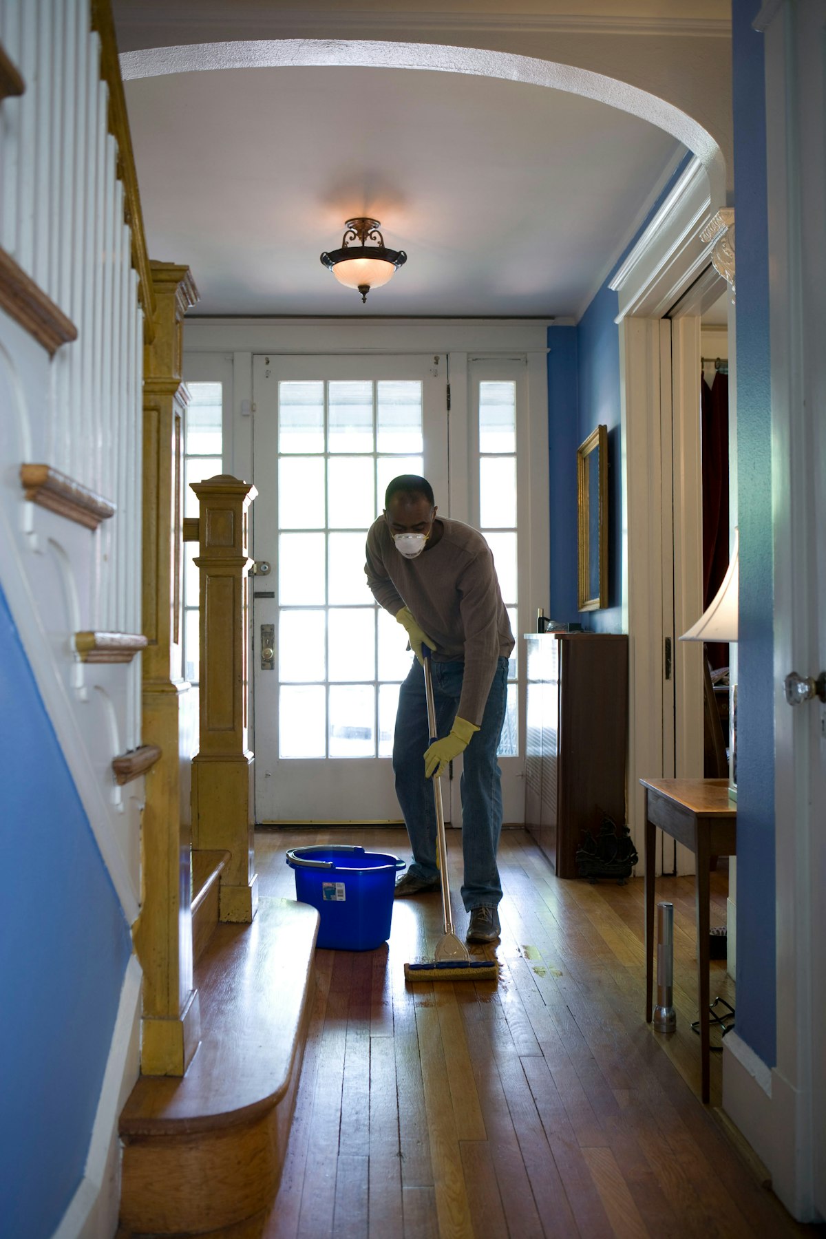Residential deep clean in a Calgary home